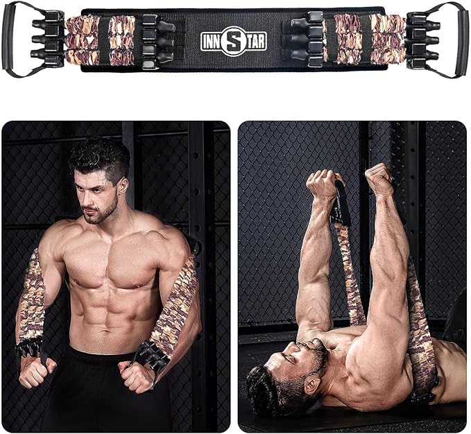 Innstar Multi-Function Resistance Bands for Working Out, Push Up Exercise Bands Resistance Bands Set for Bench Press Gym Equipment, Home Workout, Travel Portable