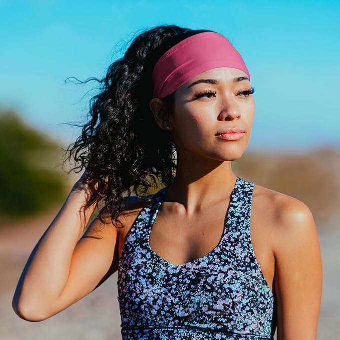 Suddora Workout Headband - Lightweight, Stylish & Comfortable Spandex Headband for Running, Workout, Football, Cosplay & Costumes