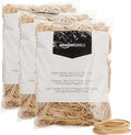 Amazon Basics Rubber Bands, Size 33 (3-1/2 x 1/8 Inch), 600 Bands/1 lb Pack, 3-Pack, Tan