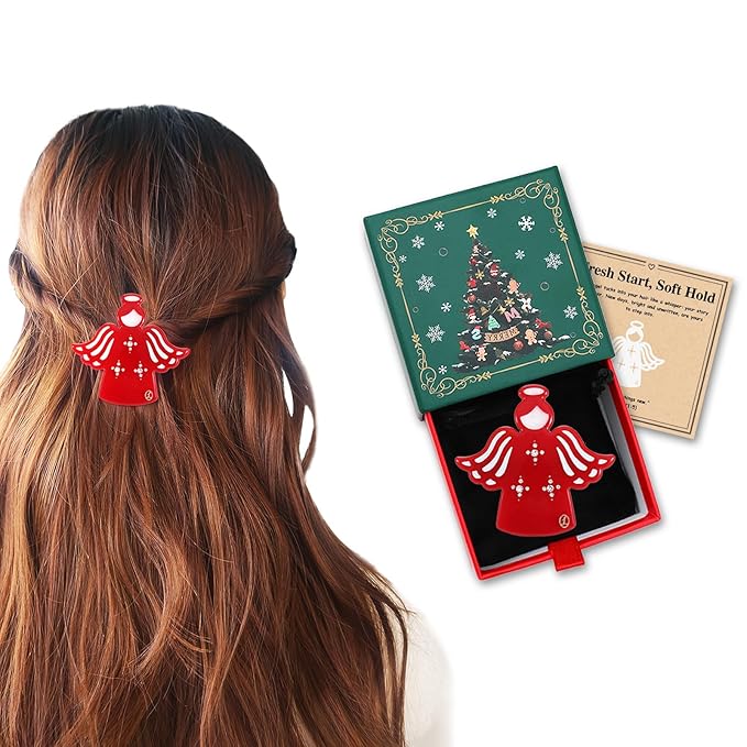 New Beginning Gift Inspirational Gifts for Graduation, Divorce Gifts For Women, "Guardian Angel" Hair Clip For Newly Happily Divorced Woman Freshly Signed Divorce, Breakup, Next Chapter