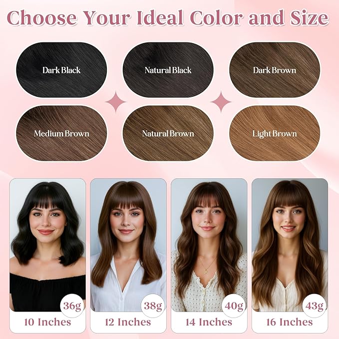 Real Human Hair Toppers for Women 3.54"*4.72" Silky Base 150% Density With Bangs Adjustable Parting Clip-In Topper Hairpieces for Women with Thinning Hair 10 Inches Silver Grey