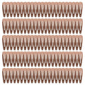 120 Pack Brown Metal Snap Hair Clips - Non-Slip Hairpins Barrettes for Women & Girls, Secure Braids, Updos, Buns - Durable & Lightweight (Plastic Storage Box Included)