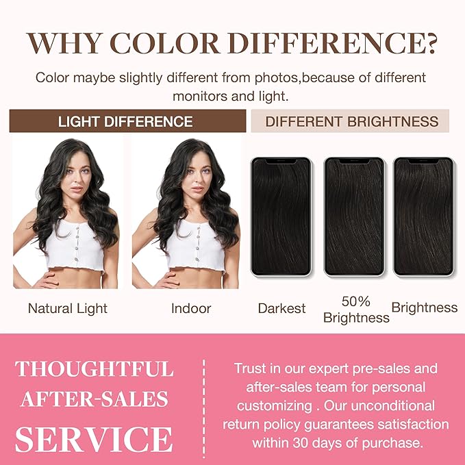 GOO GOO Clip in Hair Extensions Real Human Hair, Remy Human Hair Extensions Clip ins for Women, Natural Human Hair, 24inch 160g 7Pcs, 1B Natural black