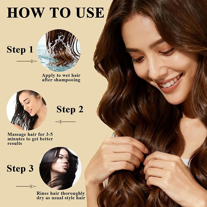 Deep Conditioning Hair Mask - Keratin Mask with Argan Oil - Giant 500ML Size Jojoba Oil Natural Hydrating Repair Hair for Damaged Frizzy Dry Hair Treatment - Fits All Hair Types (17 oz), Argan Oil