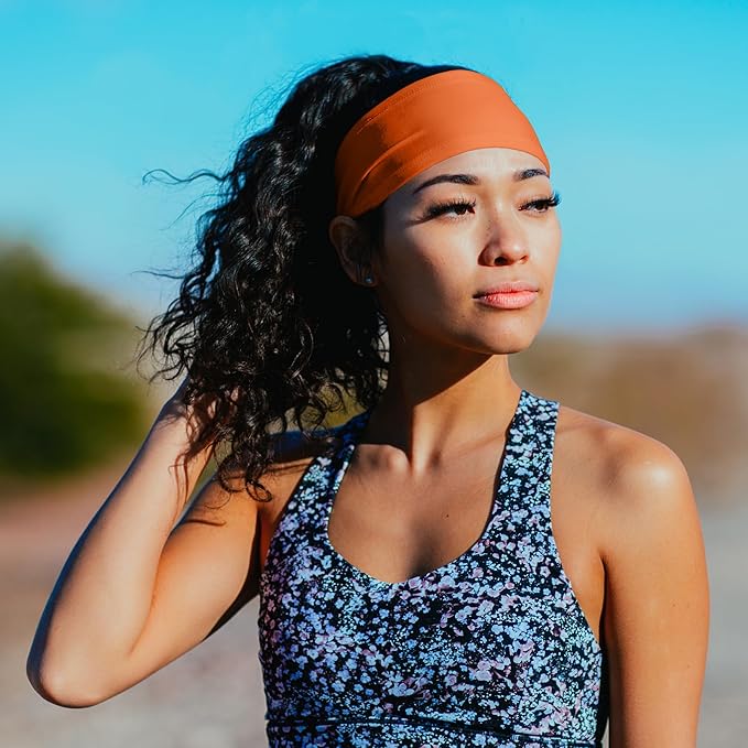 Suddora Workout Headband - Lightweight, Stylish & Comfortable Spandex Headband for Running, Workout, Football, Cosplay & Costumes