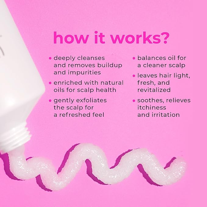 Sea Salt Scrub Shampoo scalp detox treatment