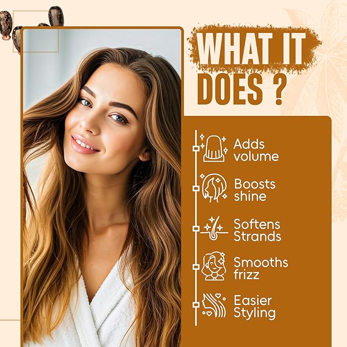 Castor Oil Shampoo and Conditioner Set | 16 fl oz Each | with Batana Oil | Strengthening, Thickening & Hydrating Formula | Supports Hair Growth & Fuller, Healthier Hair