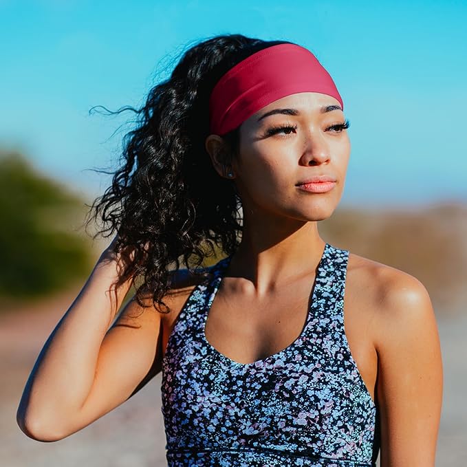 Suddora Workout Headband - Lightweight, Stylish & Comfortable Spandex Headband for Running, Workout, Football, Cosplay & Costumes