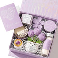 Spa Gifts for Women Bath Gift Set, Lavender Relaxing Spa Gift Baskets Home Bath Set Self Care Kit Care Package Thank You Christmas Birthday Gifts for Women Mom Her Friend Sister Teen Girl Wife Grandma
