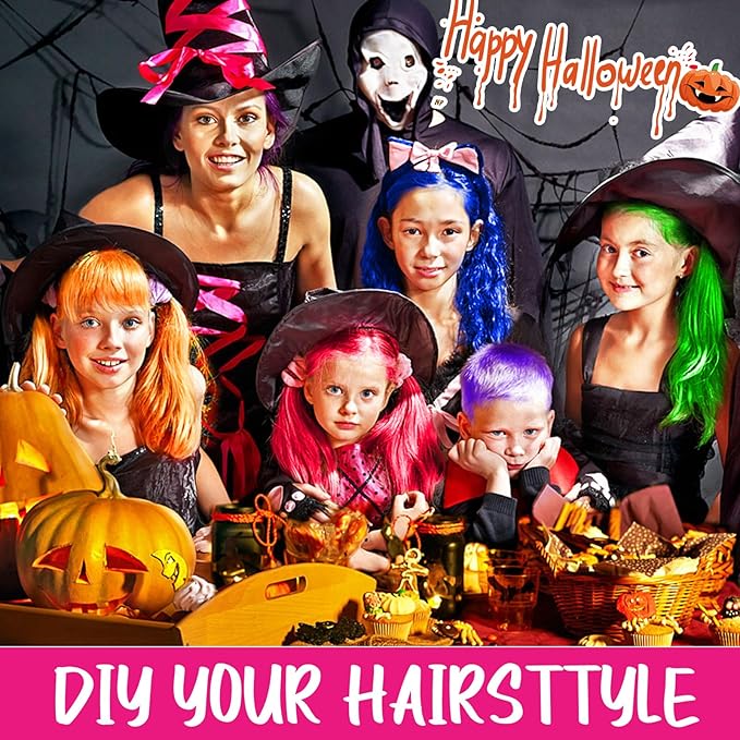 Red Temporary Hair Color Spray - Washable & Natural One-Time Use Hair Wax for Women & Kids & Adults - Strong Hold for Halloween, Cosplay, Party, Washes Out Easily
