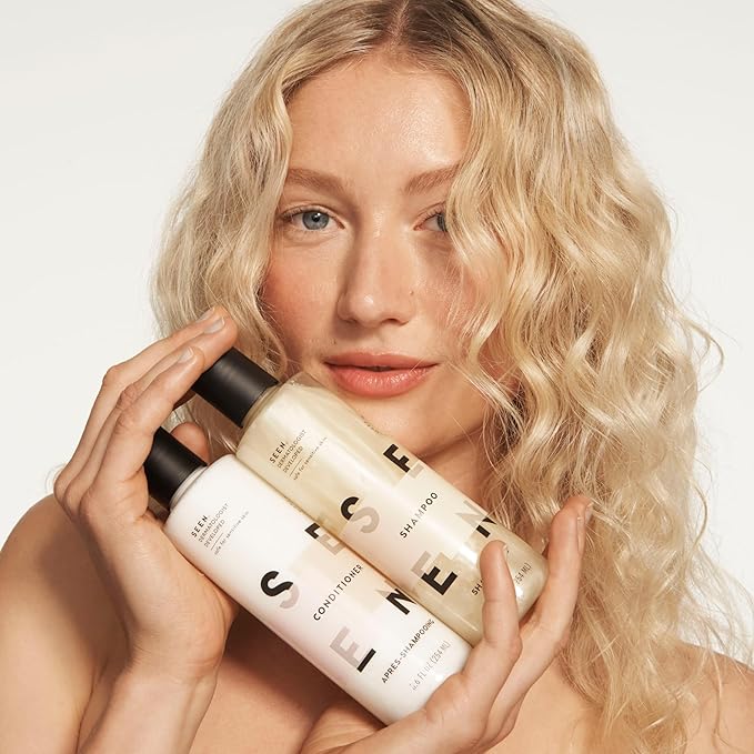 SEEN Shampoo & Conditioner Bundle - Scented, Non-Comedogenic & Hair Care - Dermatologist-Developed, Safe for Sensitive & Acne-Prone Skin