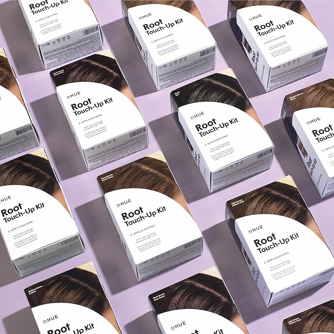 dpHUE Root Touch-Up Kit, Dark Blonde - Permanent Hair Color for Gray Coverage - Includes Two Applications - Paraben, SLS & SLES Sulfate Free - Leaping Bunny Certified
