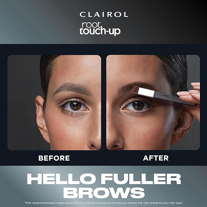Clairol Root Touch-Up Temporary Concealing Powder, Dark Brown Hair Color, Pack of 3