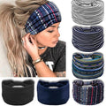 IVARYSS Wide Headbands for Women, Knotted Head Wraps Turbans, Large African Style Head Bands Hair Accessories, 6 Pack (Boho Set2)
