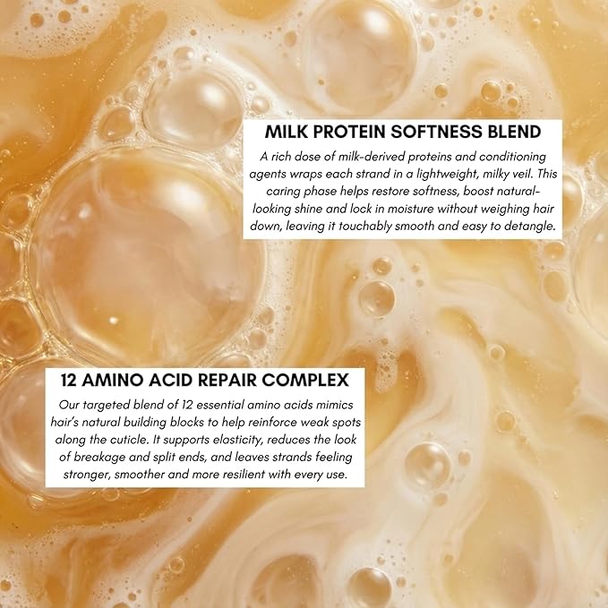Morfose Professional Two Phase Leave-in Conditioner for Dry, Damaged, or Brittle Strands, Repairs and Protects, Damage, and Split Ends, 13.52 Fl Oz (Milk Therapy)