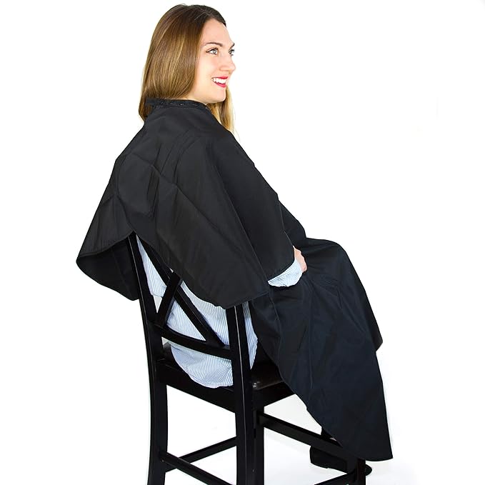 Hair Coloring Cape - Water-Resistant Salon Wear for Hair Dyeing, Cutting, and Styling - Lightweight, Durable Hairdresser for Adults - Professional Hairdressing Apparel for Salon or Home Use