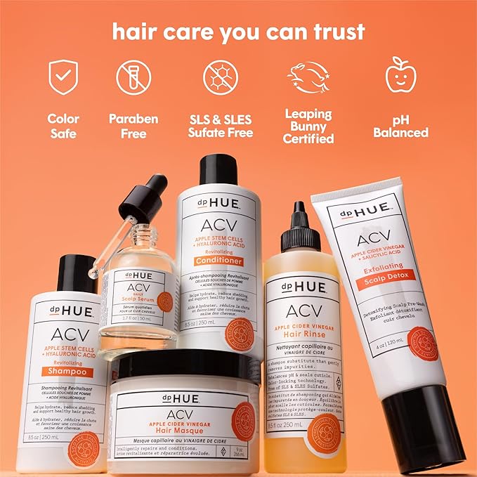 dpHUE ACV Revitalizing Conditioner - 8.5 oz - Supports Healthy Hair Growth - With Apple Cider Vinegar & Hyaluronic Acid - Vegan & Color Safe
