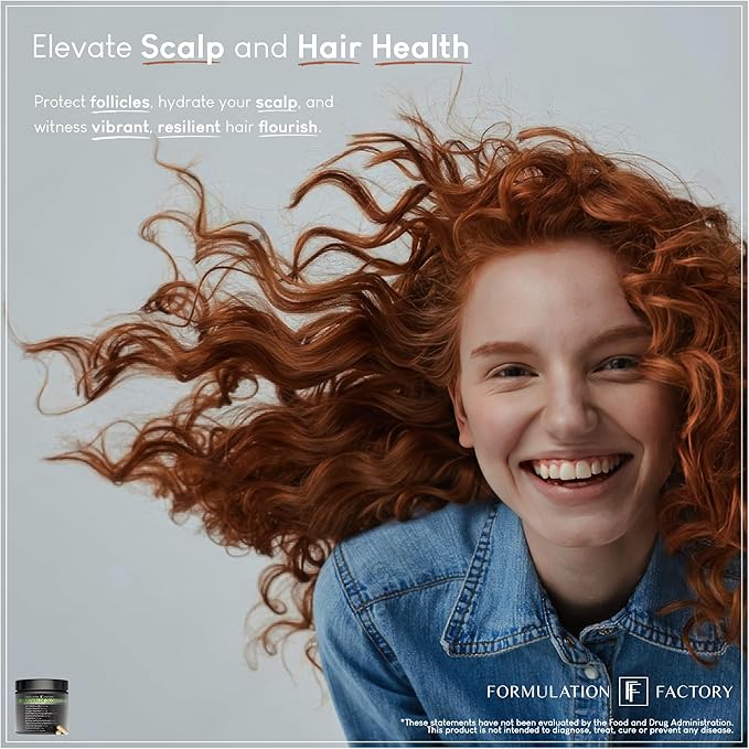 Formulation Factory Crown of Glory 10-in-1 Hair Growth Maximizer, DHT Blocker with Saw Palmetto, Fo-Ti, Collagen, Pumpkin Seed Oil & More, Supports Hair & Scalp Health (4 Month Supply, 240 Capsules)