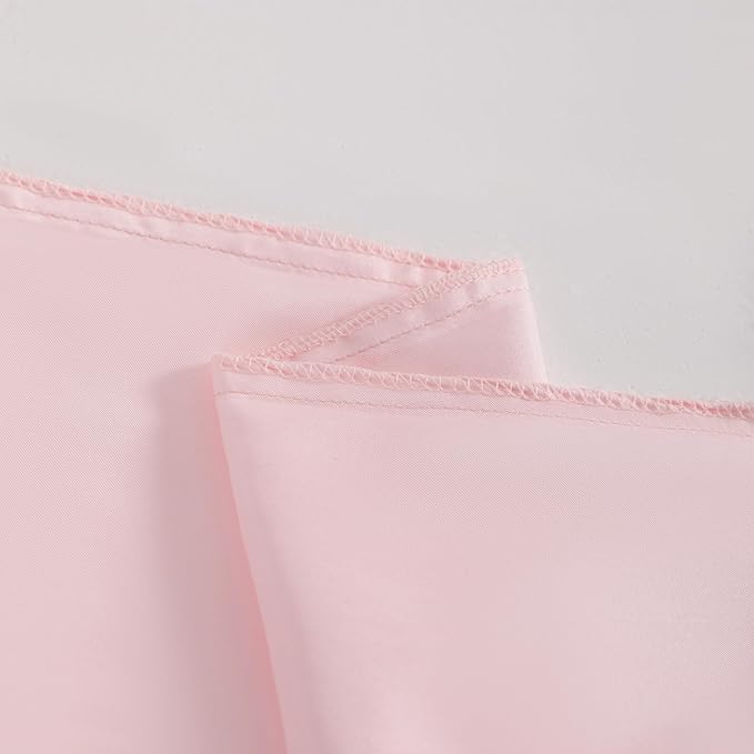 NTBAY 12 Pack Satin Queen Pillowcases for Hair and Skin, Luxurious and Silky Pillow Cases with Envelope Closure, 20 x 30 Inches, Light Pink