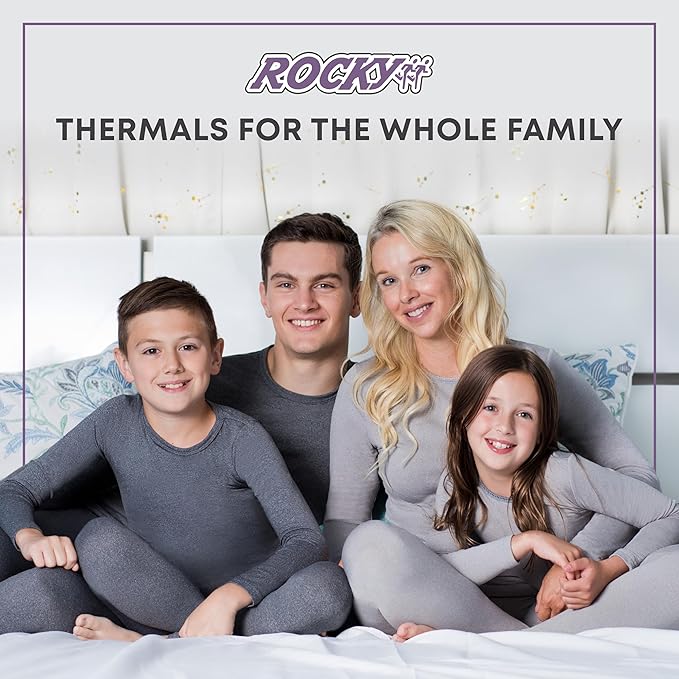 Rocky Thermal Underwear Women Long Johns Womens Thermals Top Bottom Set Fleece Lined Under Wear Clothes Base Layer Thermals