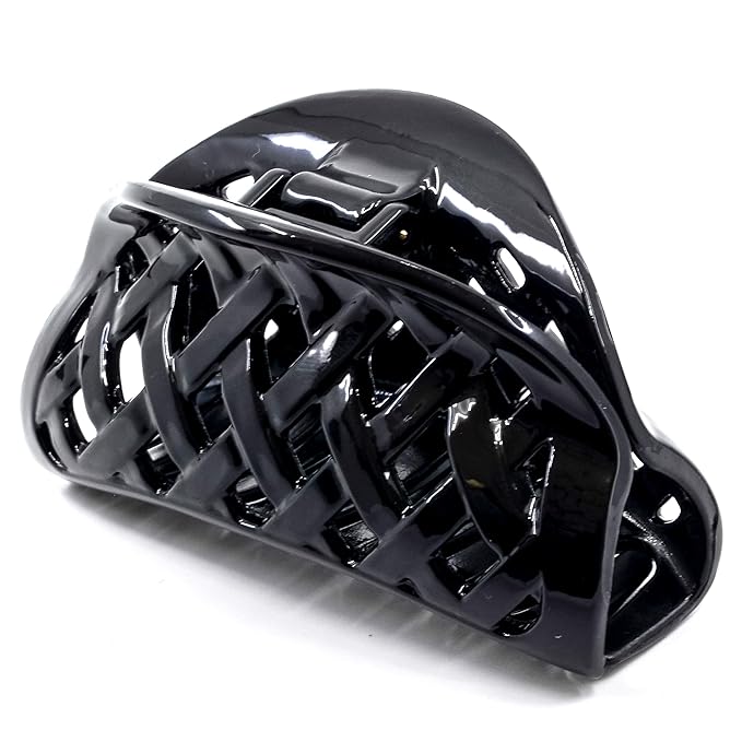 Camila Paris CP1808 French Hair Clip for Women Thick Hair for Long Curly Wavy Hair, Girls Hair Claw Clips Jaw, Durable Styling Big Claw Clip for Thick Hair, Strong Hold No Slip Grip, Made in France