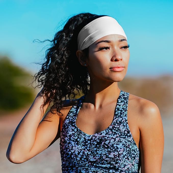 Suddora Workout Headband - Lightweight, Stylish & Comfortable Spandex Headband for Running, Workout, Football, Cosplay & Costumes