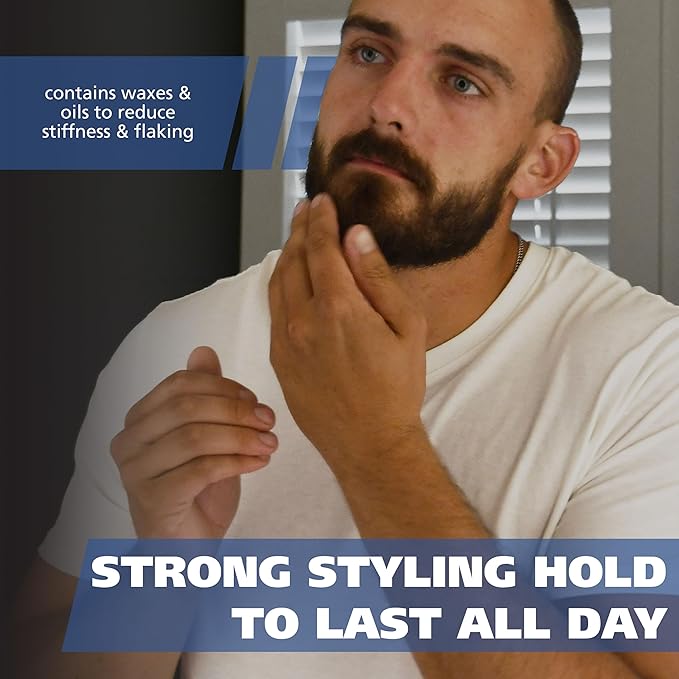Wahl Beard Balm for Men - Shapes and Styles Facial Hair – Leave in Conditioner for a Light Hold for All-Day Control – With Shea Butter, Aloe, Mango Seed Butter & Candelilla Wax - Model 3028690