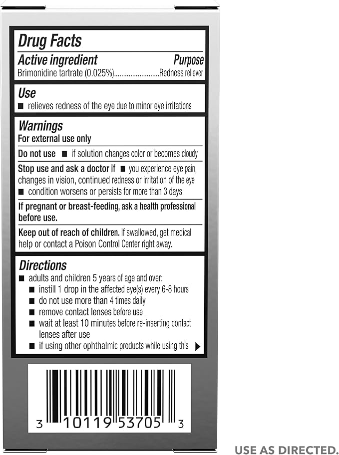 LUMIFY Eye Drops for Red Eyes, Redness Reliever for Brighter Looking Eyes, Works in 1 Minute & Lasts Up to 8 Hours, Eye Drops, 0.17 Fl Oz (5 mL)