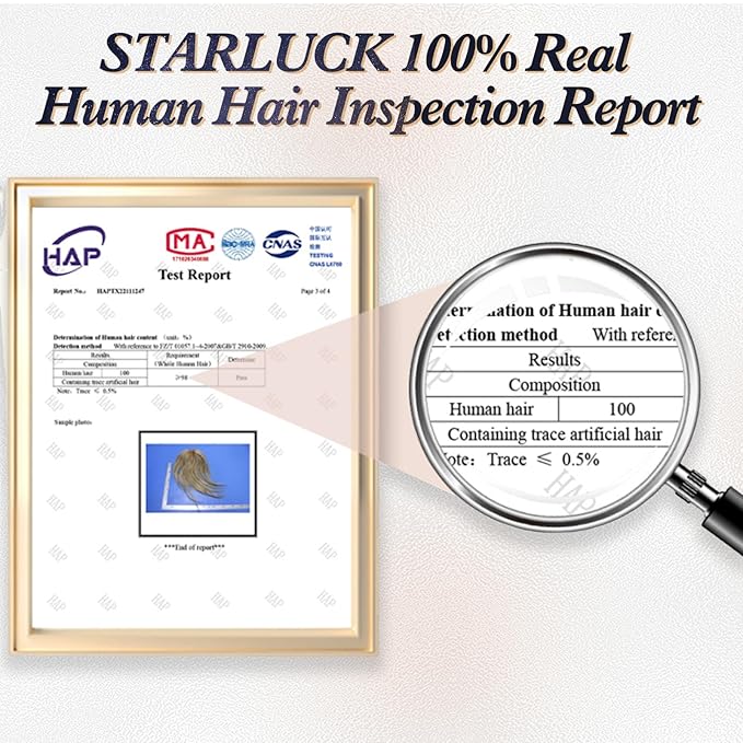 starluck Human Hair Toppers for Women Real Human Hair No Bangs 4 * 5.5 inch Base 12 inch SilkHug Topper for Women with Thinning Hair Cover Grey Roots(Ombre Light Brown)