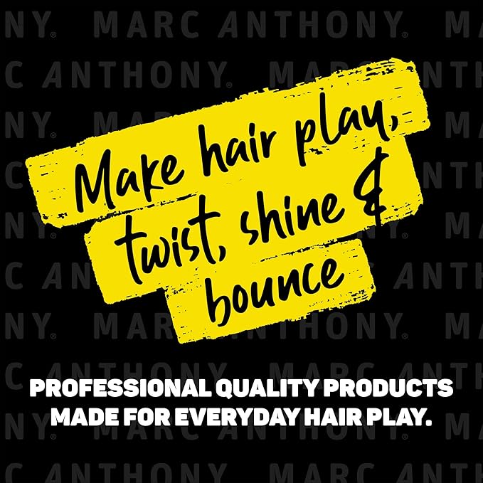 Marc Anthony Styling Hair Cream, Instantly Thickening Biotin & Vitamin E Hair Cream, Lightweight Hold for Thicker & Fuller Volumizing Product for Thin, Flat Hair