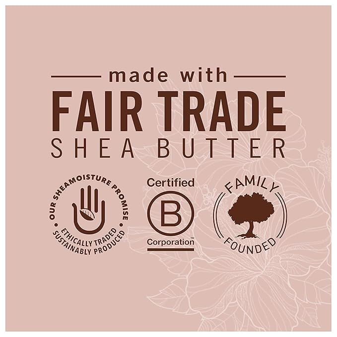 SheaMoisture Kids Extra Moisturizing Detangler Coconut & Hibiscus for Curly Hair Shea Butter Hair Care Product 8 oz
