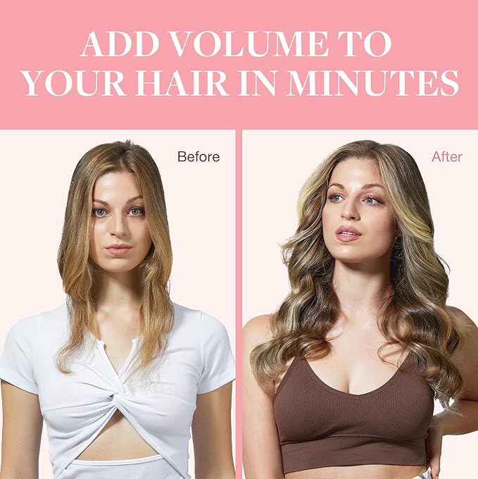 GOO GOO Clip in Hair Extensions Real Human Hair, Remy Human Hair Extensions Clip ins for Women, Natural Human Hair, 22inch 120g 7Pcs, 2/6/18 Balayage Brown to Dirty Blonde