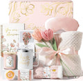 Christmas Birthday Gifts for Women Self Care Package, Get Well Soon Gift Baskets for Women Spa Gifts Set, Unique Thinking of You Inspirational Sympathy Gift Baskets for Mom Best Friend Sister Wife Her