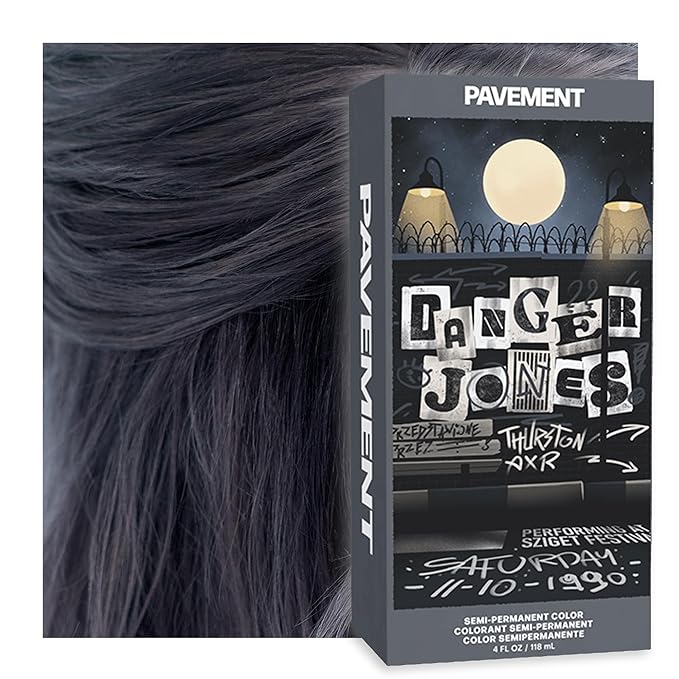 Danger Jones Semi-Permanent Hair Color (Pavement - Grey)
