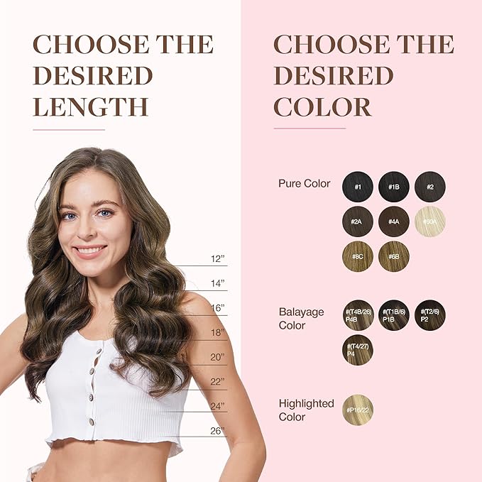 GOO GOO Clip in Hair Extensions Real Human Hair, Remy Human Hair Extensions Clip ins for Women, Natural Human Hair, 14inch 150g 9Pcs, 1B/6/1B Balayage Natural Black to Chestnut Brown