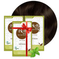 Dongsung Herb Speedy Color Cream(Deep Brown, 3Pack) Korean Herbal Vegan Hair Dye PPD-Free Ammonia-Free Hypoallergenic 100% Gray Coverage, Odorless, Dermatologically Tested, Quick 20-Minute Application