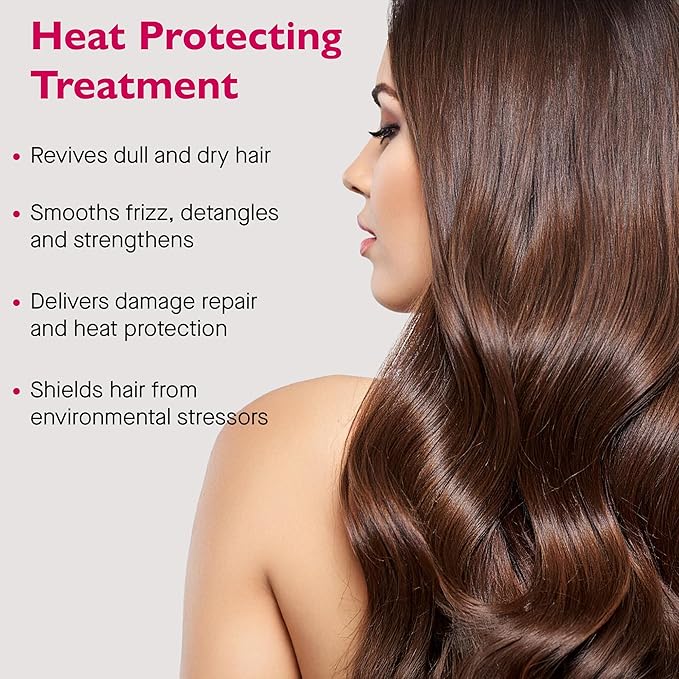 12 Benefits Instant Healthy Hair Treatment, Leave-In Conditioning, Smoothes Frizz, Strengthens & Repairs, Heat Protection Spray, 6 Fl Oz (Pack of 2)