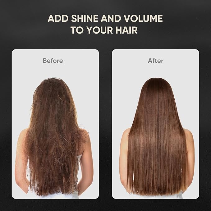 2 in 1 Ceramic Round Brush for Blow Drying,Ceramic Barrel for Hair Styling, Anti-static Bristles, Enhance Texture Volume, for Women & Men,with 4 Hair Clips (2.1 Inch&1.3 Inch)
