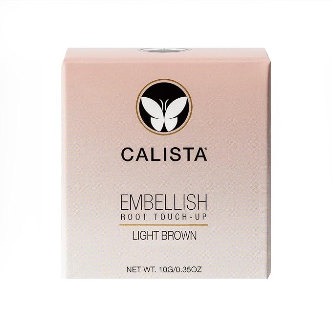 CALISTA Root Touch-Up | Temporary Gray Concealer | Cover Thinning Hair | Water & Sweat Resistant| All Hair Types | 0.35 oz.