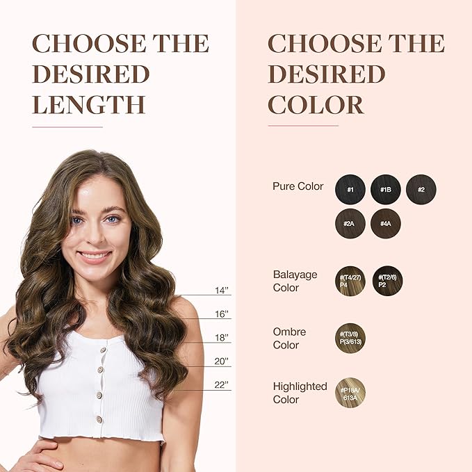 GOO GOO Clip in Hair Extensions Real Human Hair, Remy Human Hair Extensions Clip ins for Women, Natural Human Hair, 14inch 110g 7Pcs, 2C/4E/6C Brown Sugar Swirl Highlights