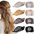 8 PCS Flat Hair Clips for Women French Matte Flat Claw Clips for Thick & Thin Hair No-Slip Hair Barrettes, Strong Hold Styling Accessories