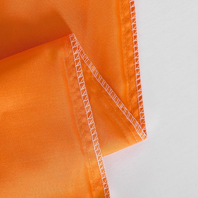 NTBAY 12 Pack Satin King Pillowcases for Hair and Skin, Luxurious and Silky Pillow Cases with Envelope Closure, 20 x 36 Inches, Orange