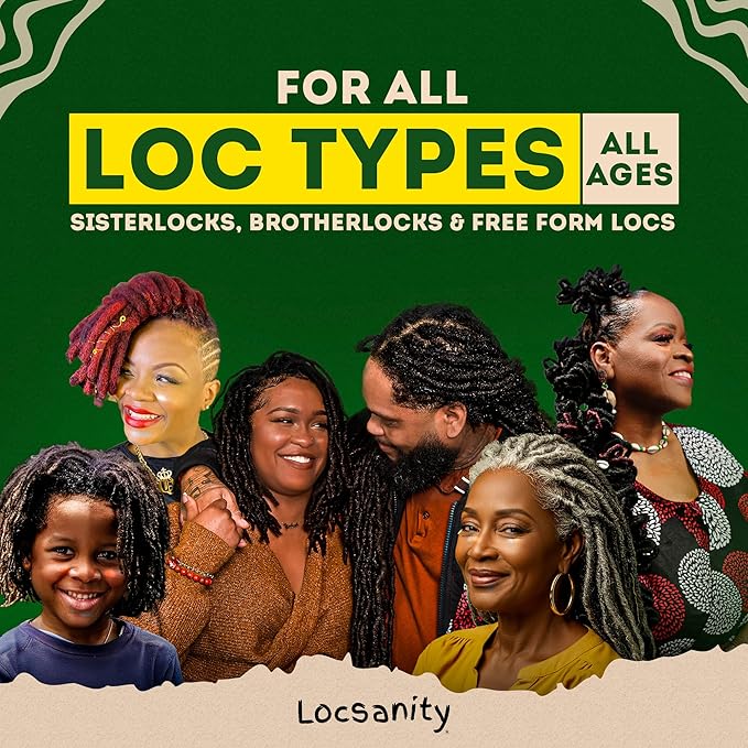 Locsanity Rosewater and Peppermint Daily Moisturizing Spray – Trial Size Hydrating Dreadlock Spray to Nourish the Scalp and Protect Hair From Oil and Buildup (4oz)