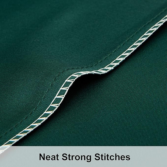 NTBAY 12 Pack Satin Queen Pillowcases for Hair and Skin, Luxurious and Silky Pillow Cases with Envelope Closure, 20 x 30 Inches, Dark Green