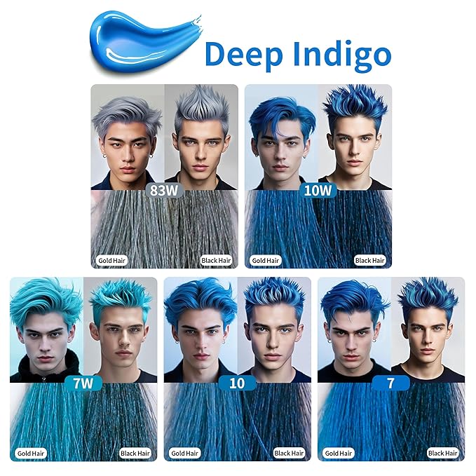 Temporary Hair Color Wax for Men - SUPIYA Washable Hair Wax Color, All-Day Hold Disposable Hair Wax for Party, Cosplay & Daily (Celestial Color #10)
