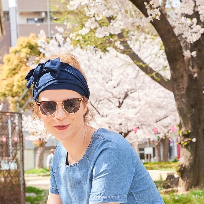 CHARM Japanese Headband Pirate Bandana - Men Ninja Head Wrap Women Hair Band