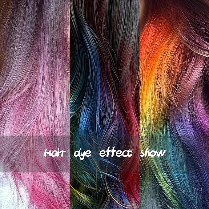Hair Dye Coloring Kit 26 Pieces Hair Dye Kit Hair Coloring Products with Dye Brush, Ear Cover, Hair Cover, Shawl, Gloves, Hair Clip Kits for Hair Highlighting and Hair Coloring at Home