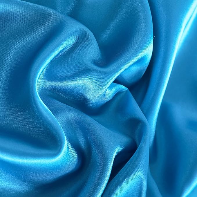 NTBAY 2 Pack Satin Standard Pillowcases for Hair and Skin, Luxurious and Silky Pillow Cases with Envelope Closure, 20x26 Inches, Royal Blue