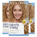 Clairol Nice'n Easy Permanent Hair Dye, 8G Medium Golden Blonde Hair Color, Pack of 3