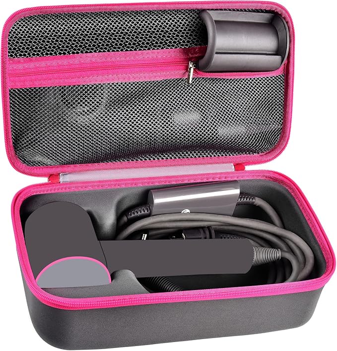 ANKHOH Case Holder Compatible with Dyson Supersonic Hair Dryer, Blow Dryer Storage Bag Fits for Dyson Supersonic Limited Gift Set Edition and Accessories, Box Only
